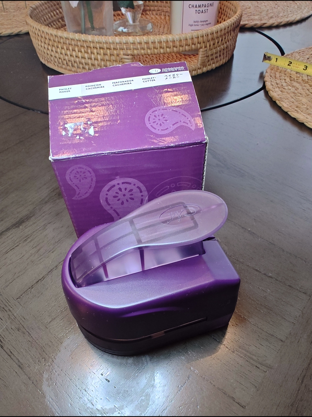 Creative Memories Paisley Maker Punch Retired Cutter - New in Original Box 2007